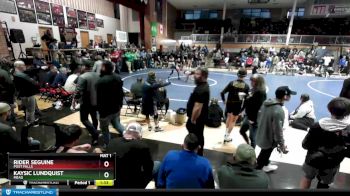 98 lbs Semifinal - Rider Seguine, Post Falls vs Kaysic Lundquist, Mead