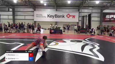 86 kg Round Of 128 - Tanner Mendoza, Arkansas vs Alex Giordano, Pennsylvania RTC