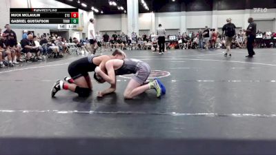 106 lbs Round 4 (6 Team) - Gabriel Gustafson, Top Rank Hawks Wrestling vs Huck McLaulin, Circle Training Center