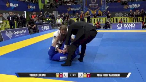 Adam Piotr Wardzinski vs Vinicius Liberati 2025 European Jiu-Jitsu IBJJF Championship