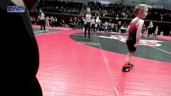 46 lbs Round Of 32 - Brantley Postma, Wagoner Takedown Club vs Trenten Harris, Pin-King All Stars