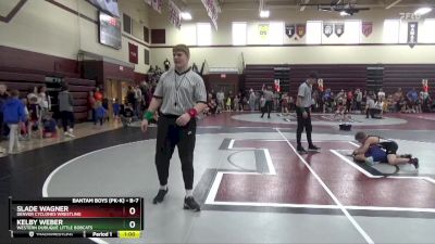 B-7 lbs Round 3 - Slade Wagner, Denver Cyclones Wrestling vs Kelby Weber, Western Dubuque Little Bobcats