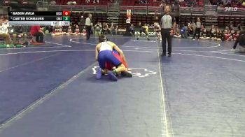 2A-132 lbs 3rd Place Match - Mason Avila, Decorah vs Carter Schmauss, Crestwood, Cresco