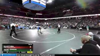 D3-113 lbs Semifinal - Kayne Johnson, Cameron vs Elliott Biba, Iowa-Grant/Highland