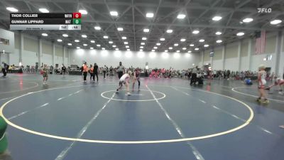 90 lbs Rr Rnd 3 - Thor Collier, Wayne Danger - EL vs Gunnar Lippard, Mat Warriors - EL