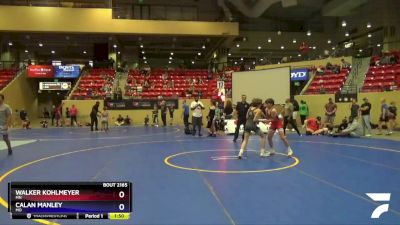 97 lbs Semifinal - Walker Kohlmeyer, MN vs Calan Manley, MO