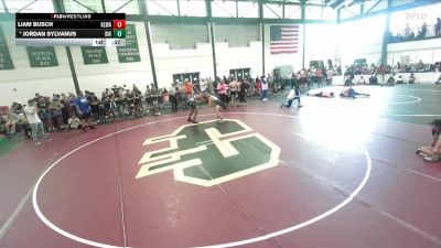145-162 lbs Cons. Semi - Jordan Sylvanus, Johnsburg Area Wrestling Club vs Liam Busch, Unattached