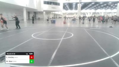 130 lbs Round Of 32 - Canin Ansley, West Las Vegas Junior Wrestling vs Mason Blair, Dark Horse