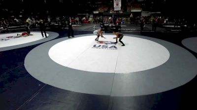 135 lbs Cons. Sub-semis - Carter Goodwin, McKinleyville Freestyle Wrestling Club vs Joaquin Romo, Elite Force Wrestling Club