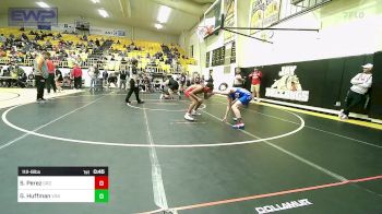 112-B lbs Quarterfinal - Samuel Perez, Grove vs Garrison Huffman, Vinita