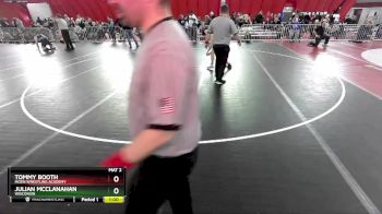 120 lbs Cons. Round 2 - Tommy Booth, Moen Wrestling Academy vs Julian McClanahan, Wisconsin