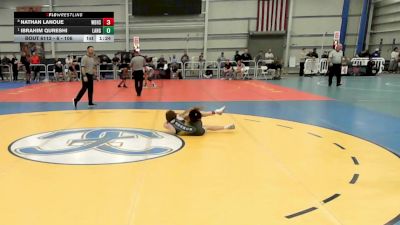 6 - 106 lbs Quarterfinal - Ibrahim Qureshi, Langley vs Nathan Lanoue, Western Branch