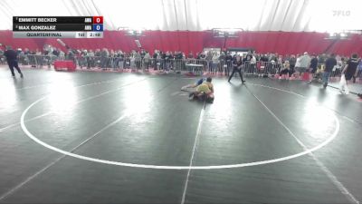 150 lbs Quarterfinal - Emmitt Becker, Askren Wrestling Academy vs Max Gonzalez, AWA
