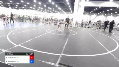 66 lbs 5th Place - Riley Carrasco, Tucson Cyclones vs Rilynn Anderson, Jwc