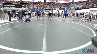 43 lbs Consi Of 16 #2 - Walter Graham, Team Worx Wrestling Club vs Dominic McGhghy, Darko Valley Wolf Pack