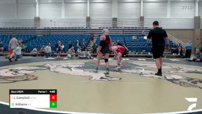 116 lbs Cons. Round 5 - Isaac Campbell, Red Cobra Wrestling Academy vs Cecilia Williams, Ares WC