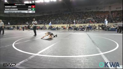 58 lbs Consi Of 16 #2 - Kaiden Candy, Sperry Wrestling Club vs Wake Johnson, Comanche Takedown Club