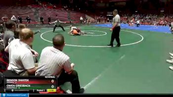 160 lbs D1 - Semi-finals (fri 7:30pm.) - Benson Swatek, Holmen vs Owen Griesbach, Marshfield