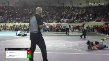 100 lbs Semifinal - Destiny Jones, Skiatook vs Ashley Johnson, Poteau