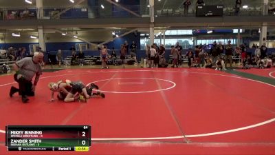 64 lbs Round 2 (16 Team) - Zander Smith, Indiana Outlaws vs Mikey Binning, Spatola Wrestling