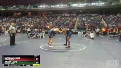 4A 220 lbs Cons. Round 2 - Xavier Lewis, Leesville Road vs Jacob Williams, Panther Creek
