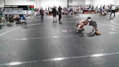 120 lbs Round 2 (4 Team) - Matthew Gottschalk, MF Army vs Barrett Adams, SGAC