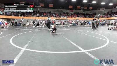 61 lbs Quarterfinal - Kristian Henry, Powerhouse Wrestling vs Rydin Guerra, Newcastle Youth Wrestling