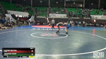 5A 132 lbs Quarterfinal - Antonio Nash, Jasper vs Austin Helton, Arab