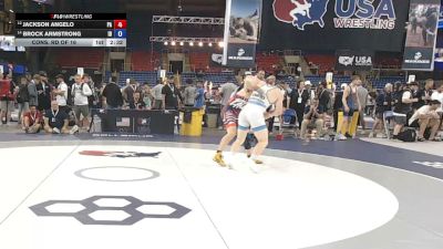 175 lbs Cons. Rd Of 16 - Jackson Angelo, Pennsylvania vs Brock Armstrong, Idaho