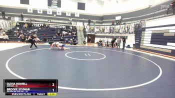 170 lbs Round 1 (4 Team) - Olivia Howell, Oregon vs Brooke Schwab, Sisters On The Mat