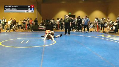 132 lbs Cons. Quarters - Lucas Reeves, Steel Valley Renegades vs Aleric Raihl, LAW