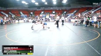 119 lbs Cons. Round 4 - Hunter Douglas, Warrior RTC vs Brett Johnson, Moen Wrestling Academy
