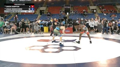 132 lbs Cons. Rd Of 16 - Jason Hampton, Illinois vs Jonas DesRochers, Washington