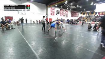132 lbs Cons. Round 2 - Slayter Teves, MoanaLua vs Jayden Rodriguez, Shadow Hills