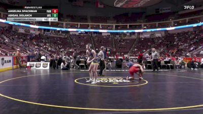 142 lbs Quarterfinal - Angelina Spachman, Parkland-G vs Abigail Dolanch, Avella-G