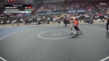 D 1 157 lbs 1st Place Match - Kristian Scott, Catholic - B.R. vs Nick DiGerolamo, Holy Cross