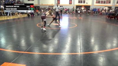 75 lbs Semifinal - Macklen Meyer, Mount Vernon Wrestling Club vs Beau Becker, The Royal