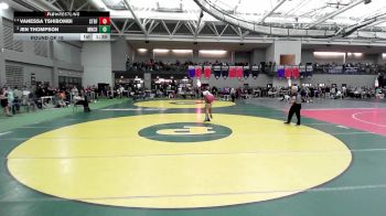 165 lbs Round Of 16 - Vanessa Tshibombi, Stratford vs Jen Thompson, Manchester