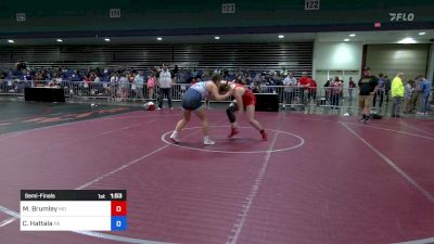 200 lbs Semifinal - Mariyah Brumley, MO vs Caroline Hattala, PA