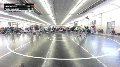 152 lbs Quarterfinal - Eric McLean, Webster vs Luca Albanese, Wind Gap