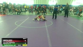 76 lbs Finals (2 Team) - Griffin Smith, Backyard Brawlers vs Kolton Hartman, Ohio Gold 24k