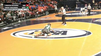 1A 150 lbs Quarterfinal - Preston Richards, Dixon (H.S.) vs Brody Widlowski, Coal City
