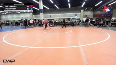 285 lbs Consi Of 8 #2 - Liam Campbell, Flower Mound High School Wrestling vs Logan O'Brien, Hill Country Wildcats Wrestling Club