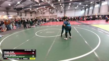 120 lbs Round 3 - Rania Raman, Gracie Barra Westchase Wrestling Club vs Pearl Puri, FM Wrestling Club