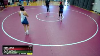 148 lbs Round 2 - Nora Akpan, Minnesota vs Alma Calvillo, Summit Wrestling Academy