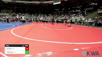 67 lbs Round Of 16 - Jaxon Garell, Skiatook Youth Wrestling vs Lilli Albiston, Geary Youth Wrestling