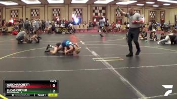 90 lbs Round 5 (6 Team) - Lucas Copper, Smittys Barn vs Alex Marchetti, Mat Assassins Red