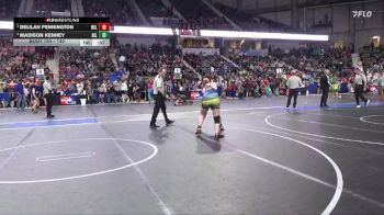 140 lbs Semifinal - Delilah Pennington, Wildcat vs Madison Kenney, Hillsboro