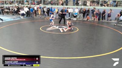 83 lbs Round 3 - Thomas Loht, Chugach Eagles Wrestling Club vs Jason Keith, Baranof Bruins Wrestling Club