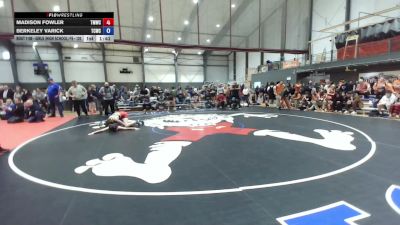 Quarters - Madison Fowler, Thunder Mountain Wrestling Club vs Berkeley Varick, Twin City Wrestling Club